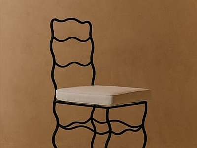 现代休息区 极简中古休闲椅