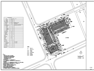 现代办公楼建筑 7层商务办公楼 施工图