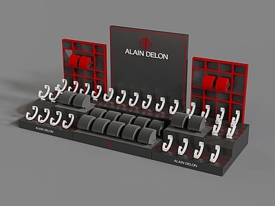 现代新中式珠宝店 道具设计 展示道具 手表道具 展示设计