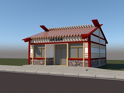 原木小公建 原始生态公厕
