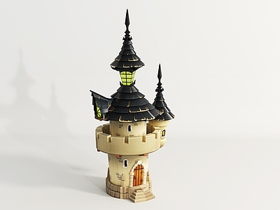 欧式其他公共建筑 塔 瞭望塔 灯塔