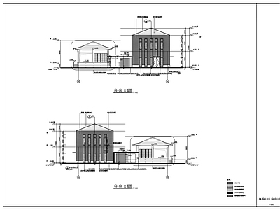 现代其他商业建筑 2层商业建筑图 施工图