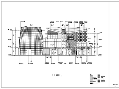 现代其他商业建筑 3层商业建筑图 施工图