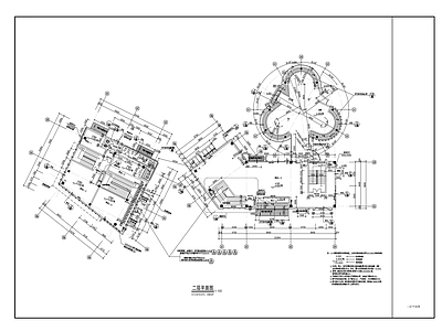 现代其他商业建筑 二层商业建筑图 施工图