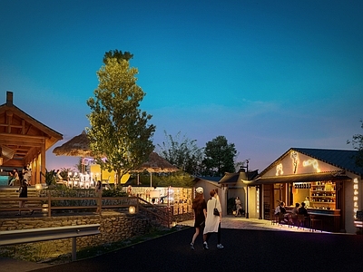 新中式餐饮建筑 乡村改造 酒馆
