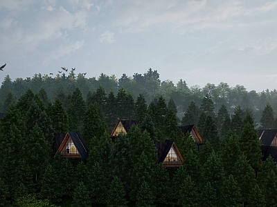 现代树屋 森林树屋 树屋营地 度假木屋