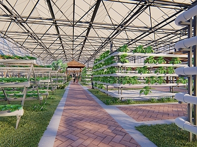 现代其他小品 生态植物科普大棚