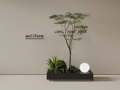 现代其他景观小品 现代景观小品 景观树