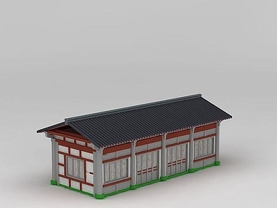 现代古建厢房