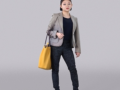 现代购物女人