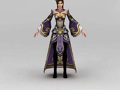 现代游戏美女人物