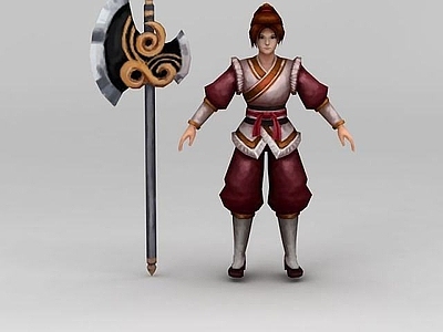 现代游戏角色青年男人