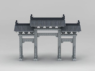 现代幸福桥牌坊
