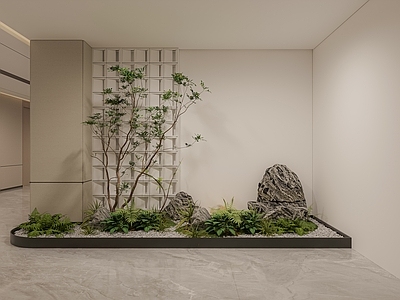 绿植墙 植物墙 花池 造景 植物造景