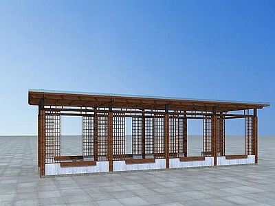 现代庭院花架