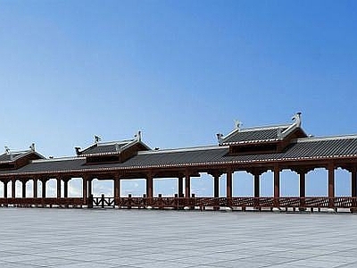 现代古建长廊