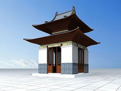 现代古建亭子