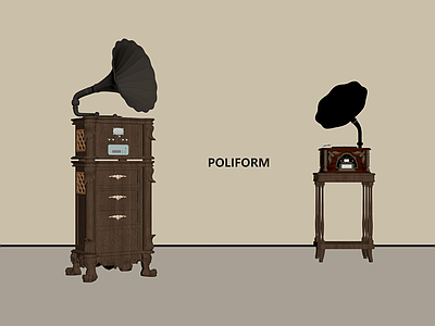乐器 法式中古留声机