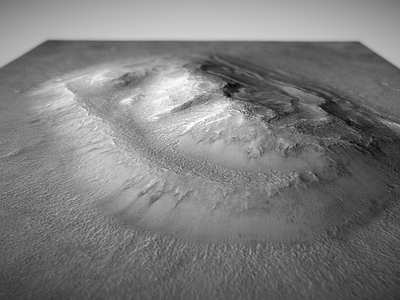 现代其他景观 荒山 地形 沙漠 火星 火星地面