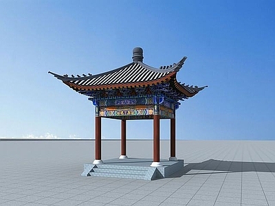 现代古建亭子