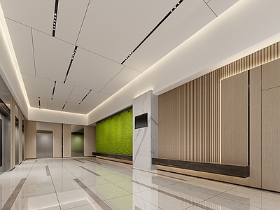 现代公寓 公寓电梯厅