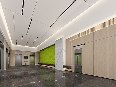 现代公寓 公寓电梯厅