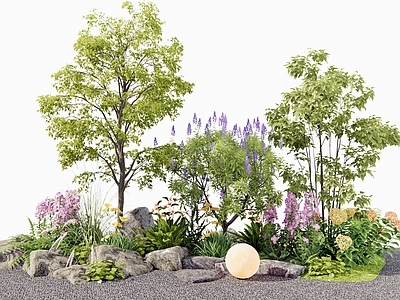 植物堆 花境 花草 植物组合 灌木 植物造景