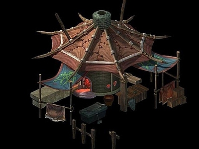 现代游戏场景房子