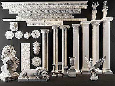 欧式古典欧式罗马柱