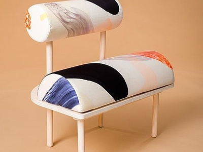 现代休息区 极简中古休闲椅