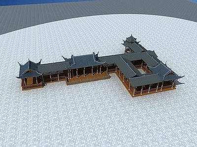 现代古建廊亭