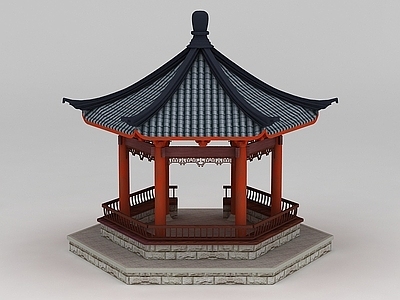 现代古建亭子
