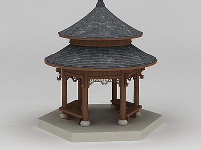 现代古建亭子