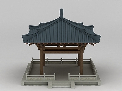 现代古建亭子