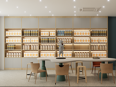 现代简约宠物店 现代简约宠物货架