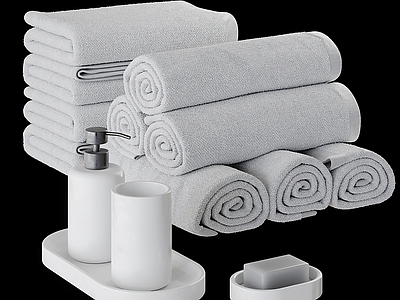 毛巾浴袍 毛巾摆件