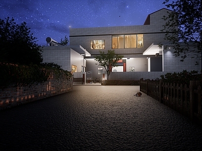 现代乡村民房 自建房