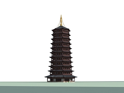 现代古建塔