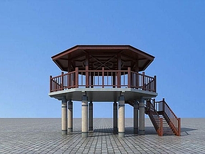 现代观景台眺望塔