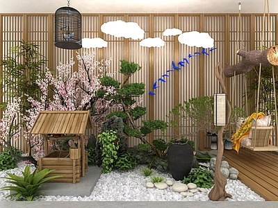 现代其他景观小品 现代园林景观