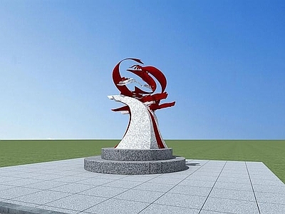 现代广场雕塑