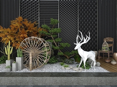 现代其他景观小品 小景观