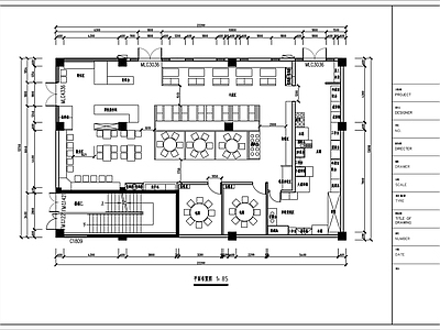 现代其他餐饮空间 社区餐饮 施工图