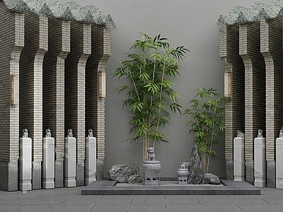 现代园艺小品