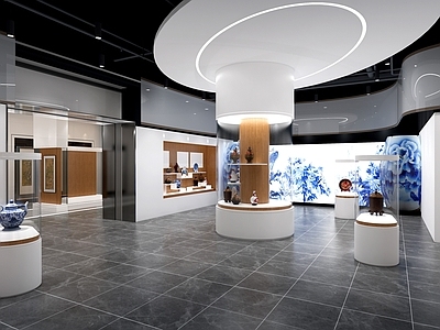 其他商展器材 现代瓷器展厅