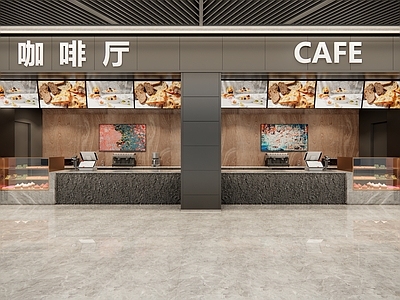 现代咖啡厅 咖啡店咖啡厅店面