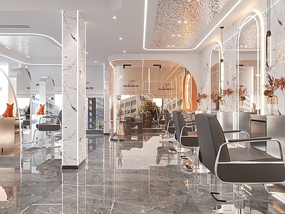 现代理发店 发廊 化妆镜