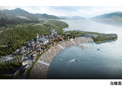 现代其他商业建筑 旅游度假小镇民宿 酒店客栈旅馆建筑 施工图