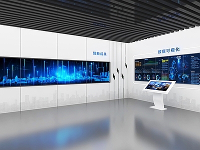 现代科技展厅 科技产业规划展厅 数据查询