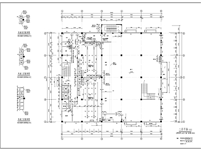 现代其他公共建筑 食堂钢结构建筑图 施工图
